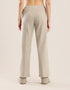 Wide leg pants in faux cashmere
